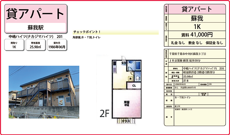 貸アパート蘇我
